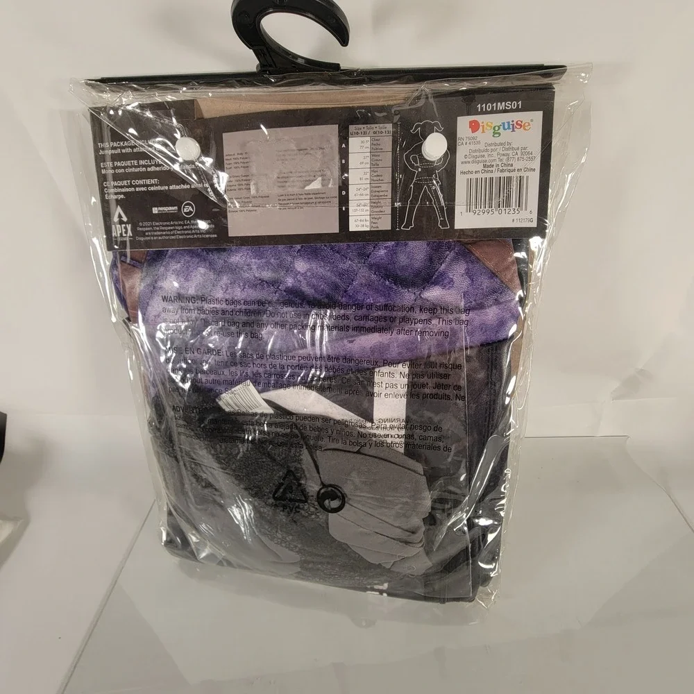 Apex Legends Wraith Deluxe Video Game Halloween Cosplay Costume‎ Size Large L